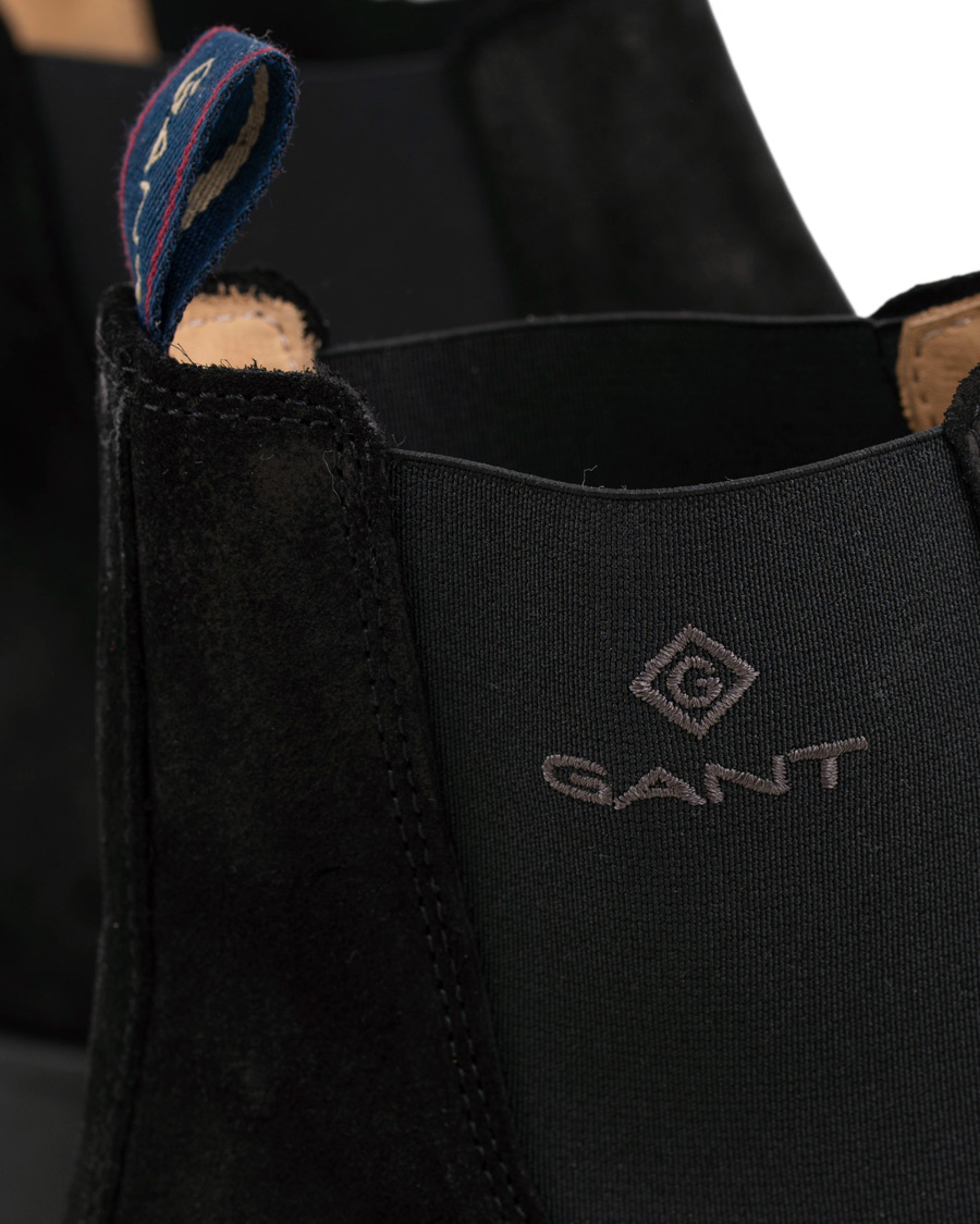 Herre | GANT Oscar Chelsea Boot Black Suede | GANT | Oscar Chelsea Boot Black Suede