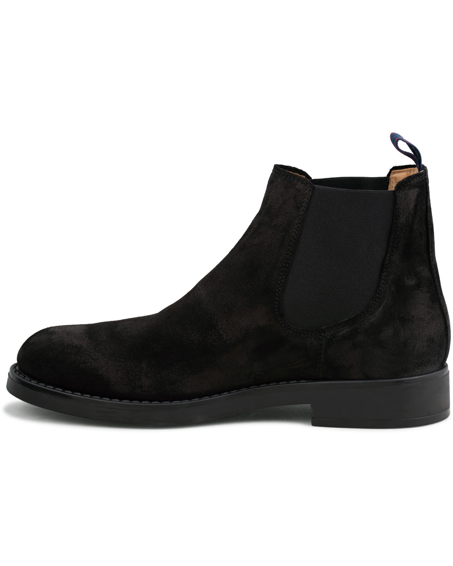 Herre | GANT Oscar Chelsea Boot Black Suede | GANT | Oscar Chelsea Boot Black Suede
