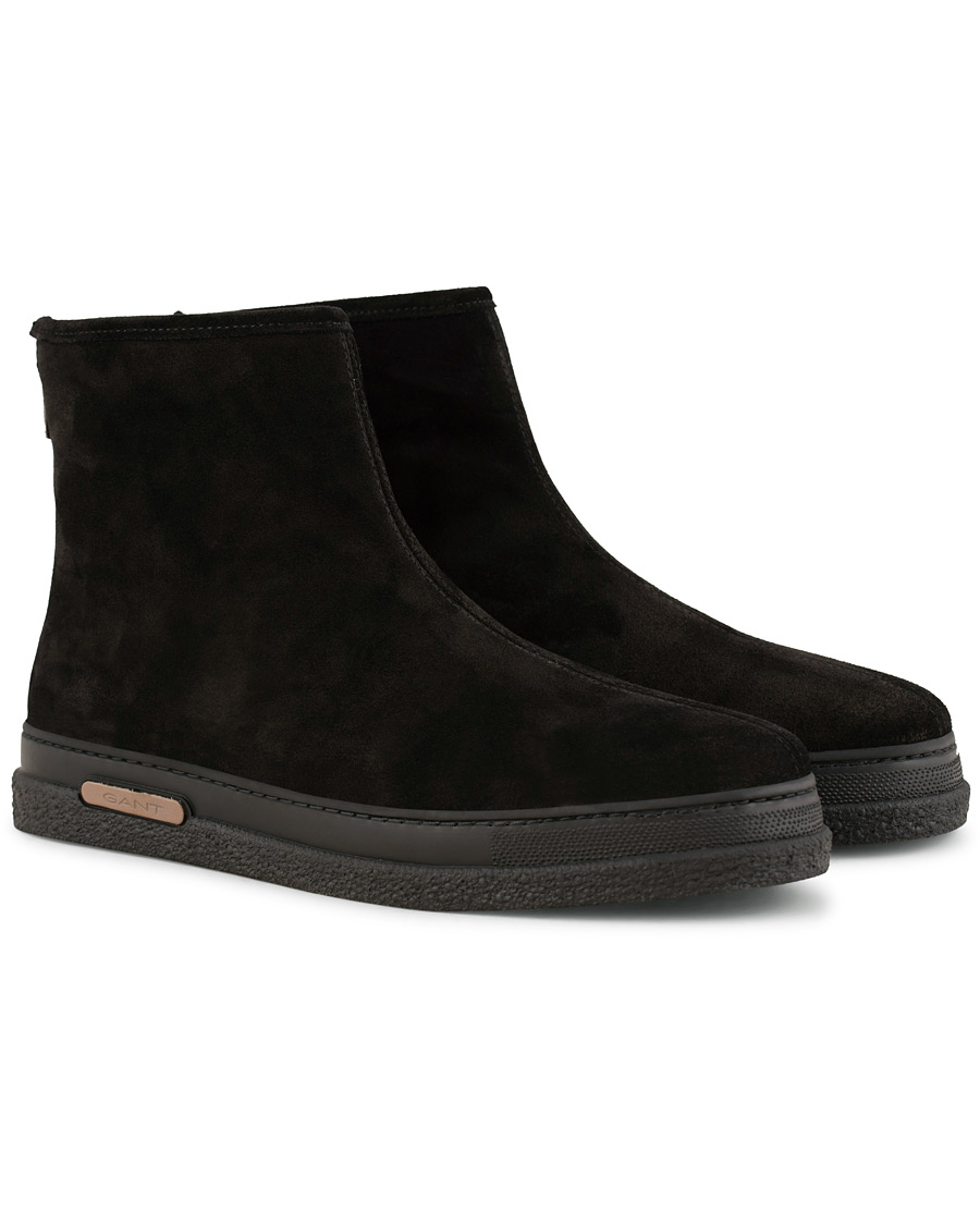 Herre | GANT Josef Curling Boot Black Suede | GANT | Josef Curling Boot Black Suede