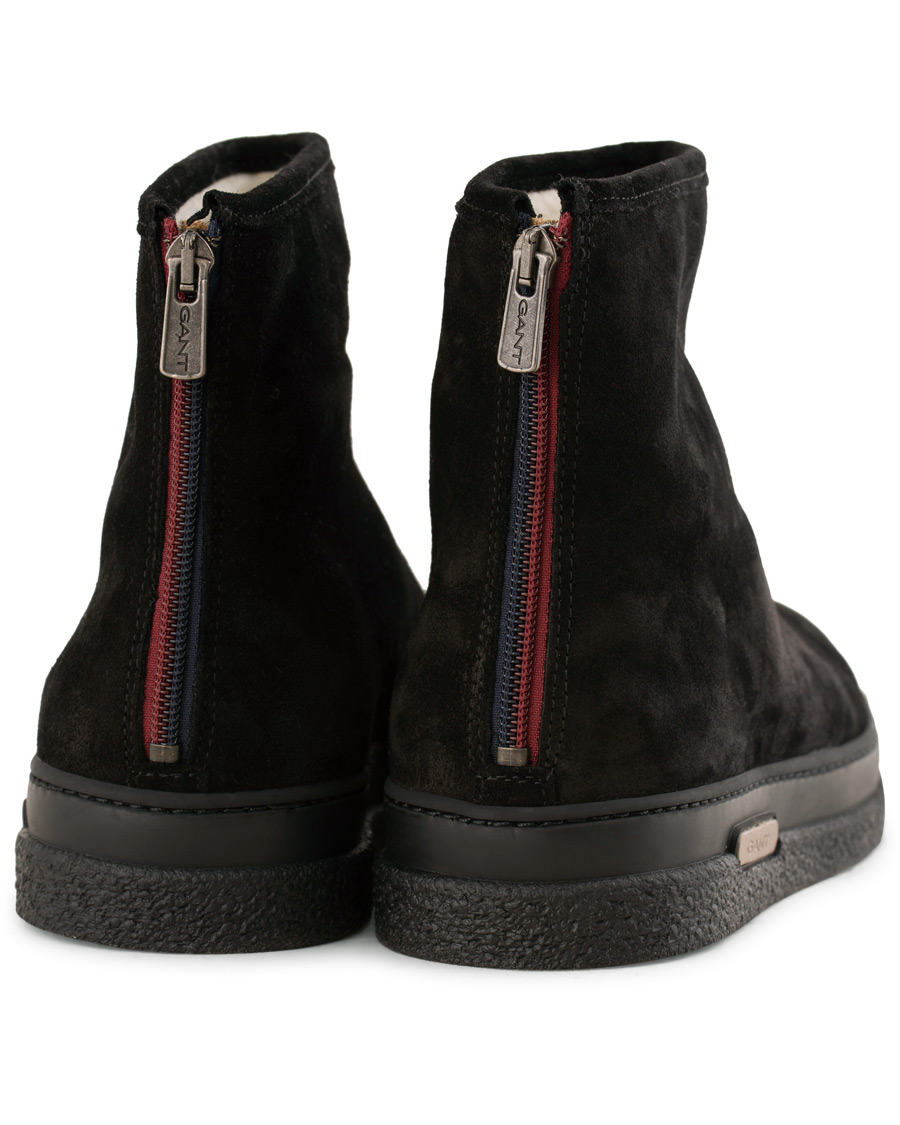Herre | GANT Josef Curling Boot Black Suede | GANT | Josef Curling Boot Black Suede