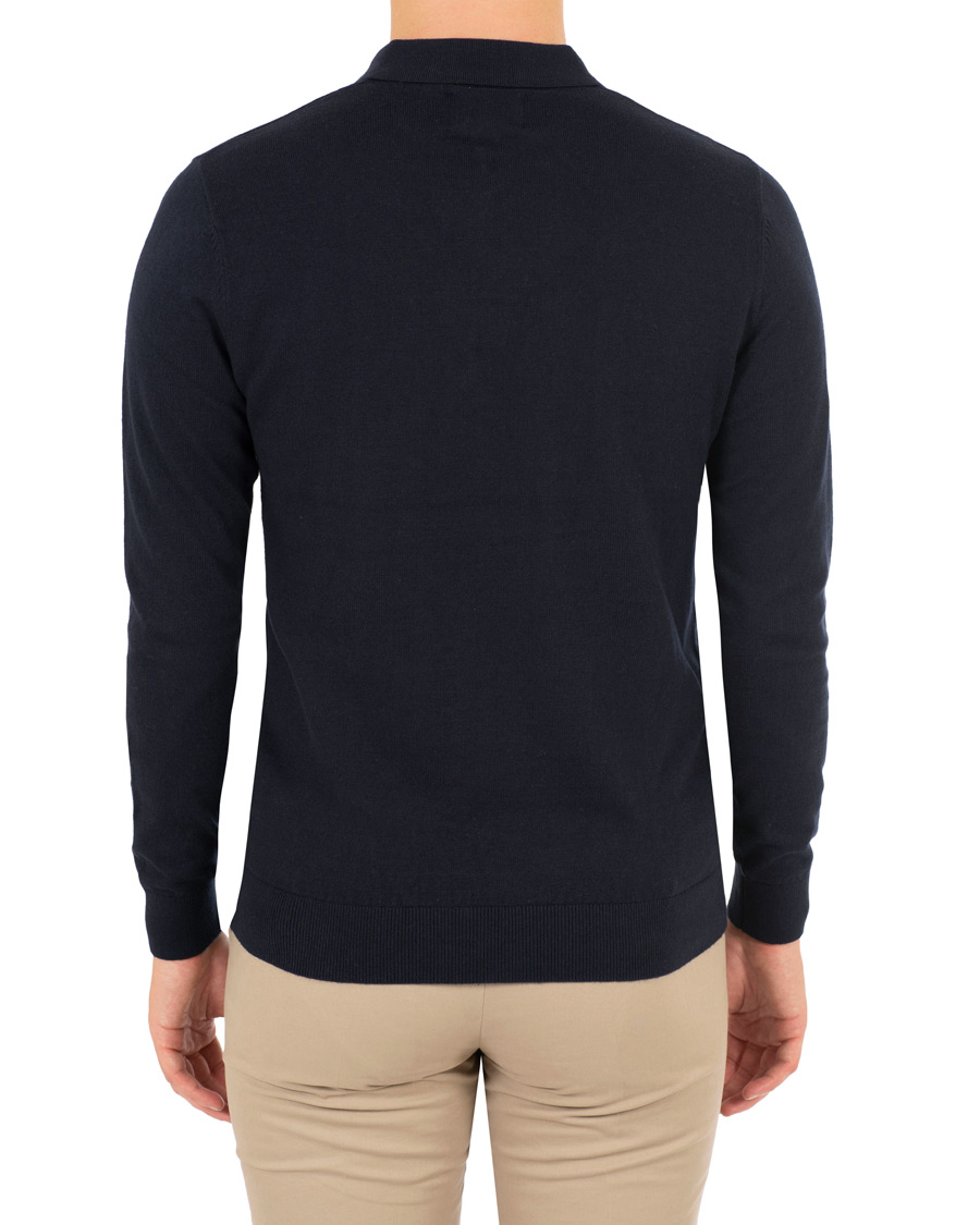 Herre | Trøjer | Lexington | Riley Knitted Rugger Deep Marine Blue