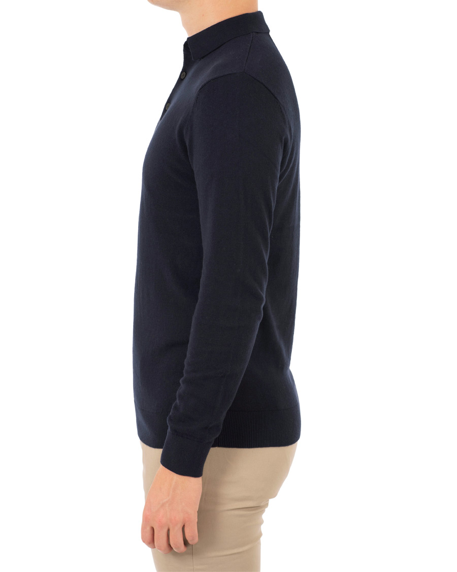 Herre | Trøjer | Lexington | Riley Knitted Rugger Deep Marine Blue