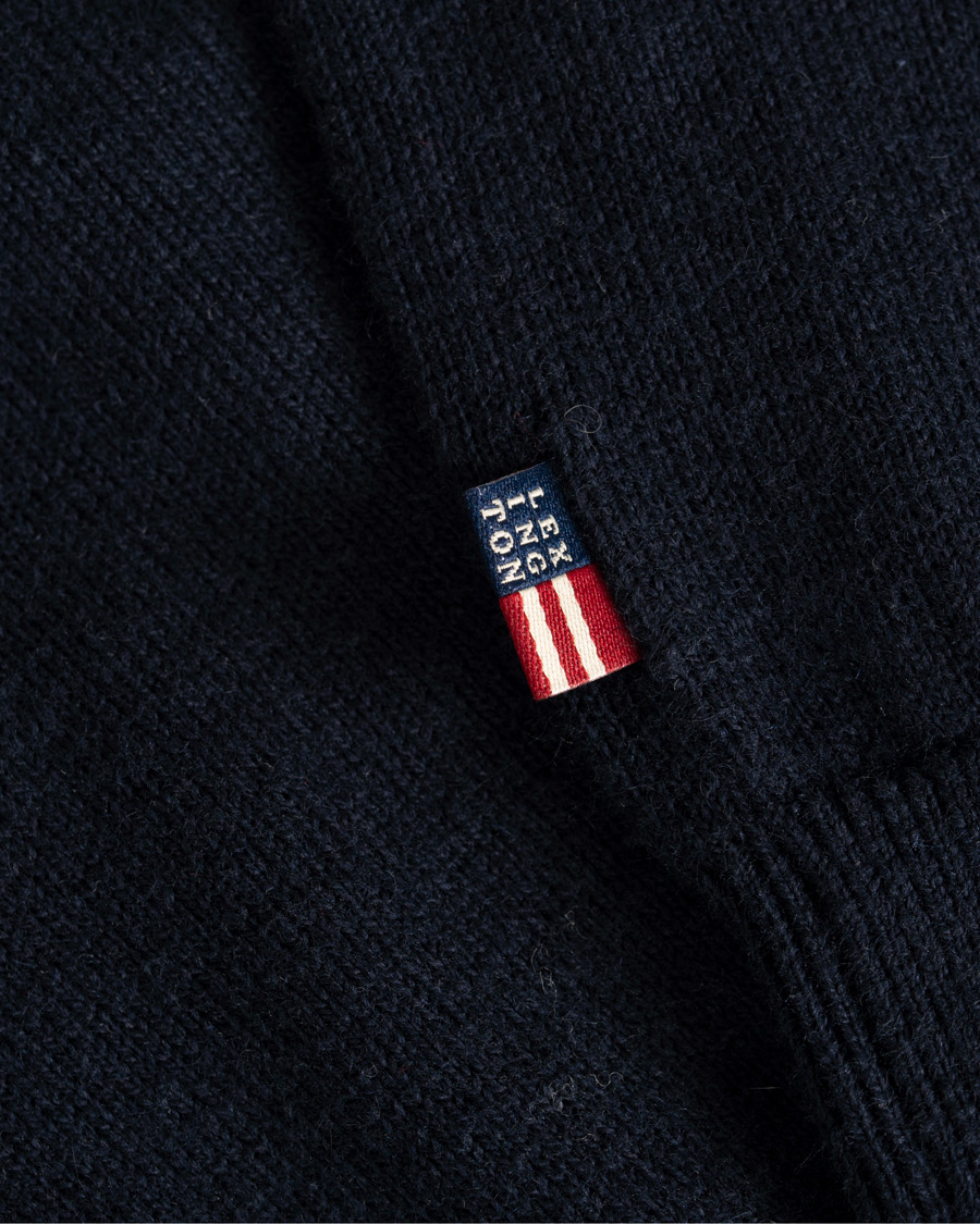 Herre | Trøjer | Lexington | Riley Knitted Rugger Deep Marine Blue