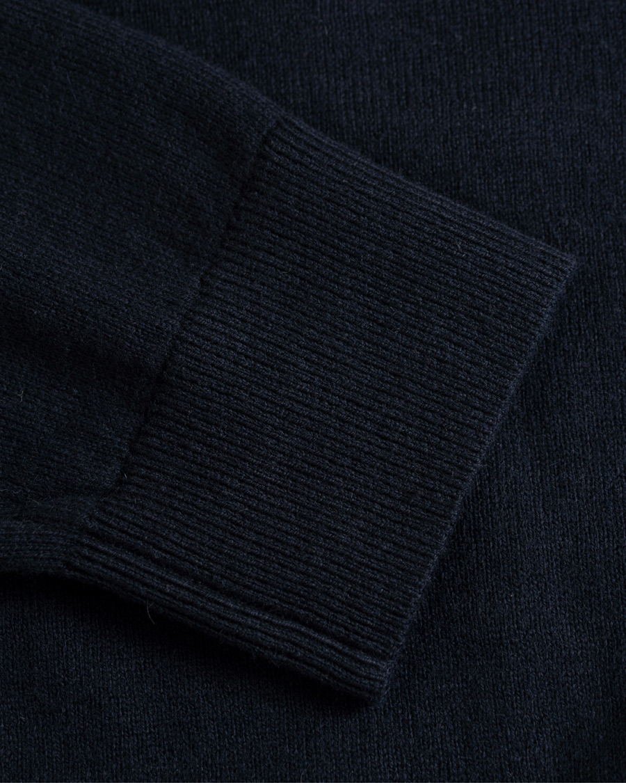 Herre | Trøjer | Lexington | Riley Knitted Rugger Deep Marine Blue