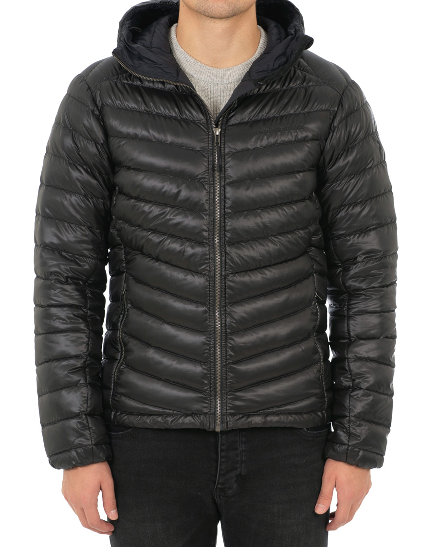 Herre | Jakker | Peak Performance | Ice Down Hooded Jacket Black