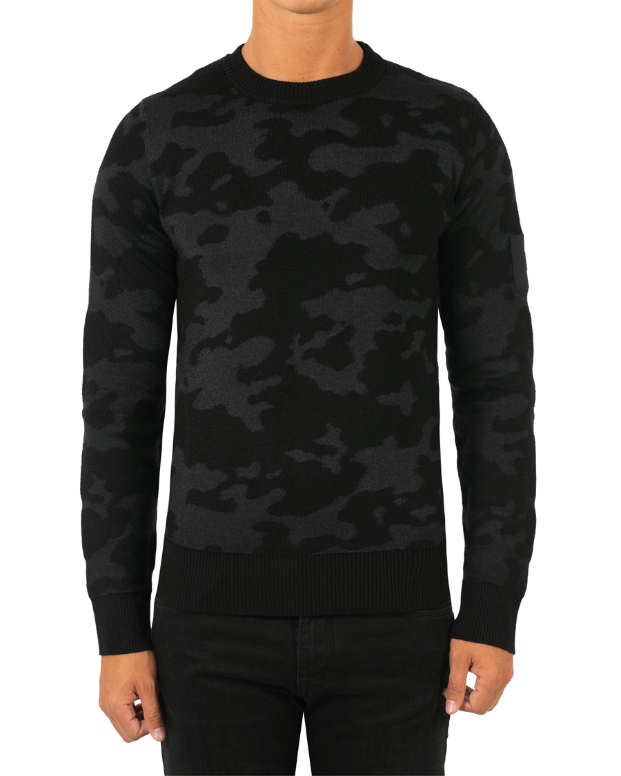 Herre | Trøjer | Peak Performance | Fus Camo Crew Neck Black