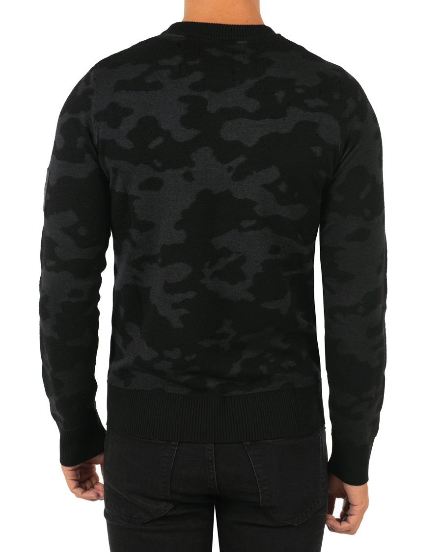 Herre | Trøjer | Peak Performance | Fus Camo Crew Neck Black