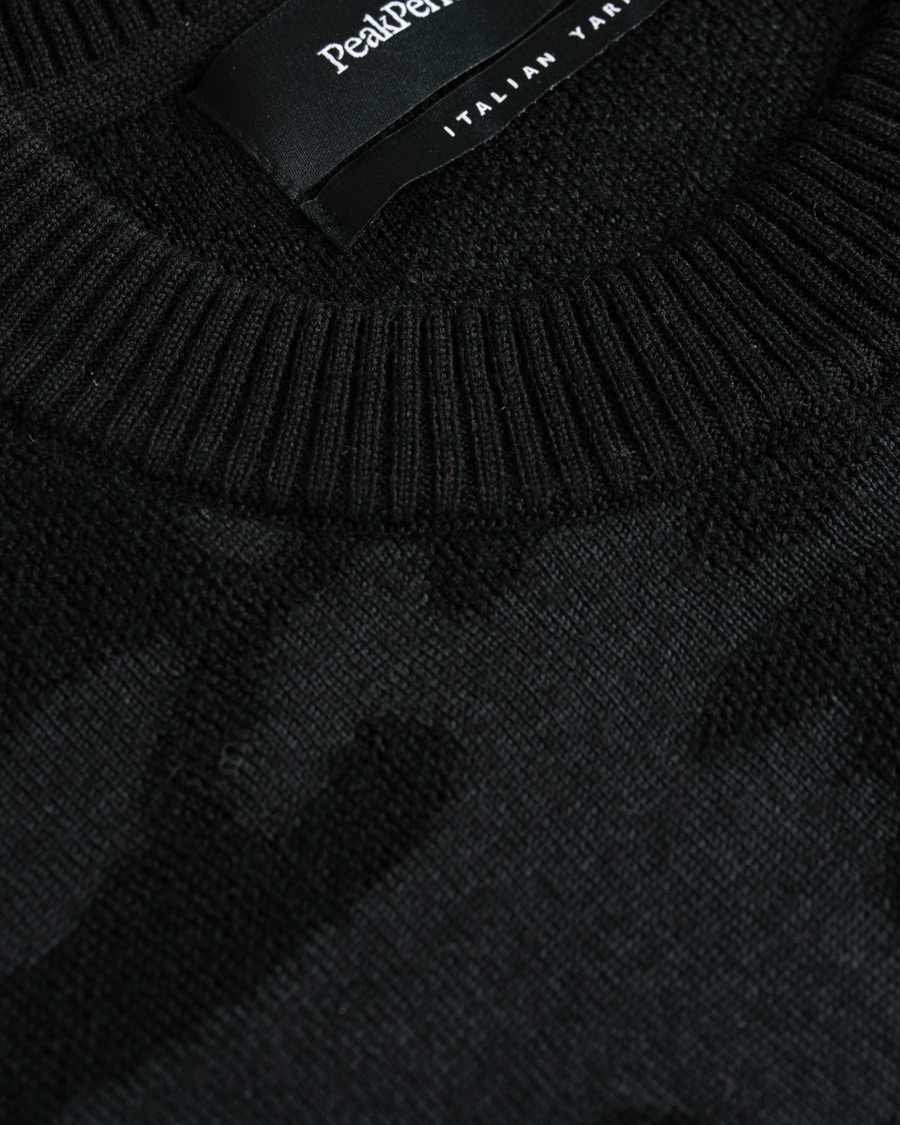 Herre | Trøjer | Peak Performance | Fus Camo Crew Neck Black