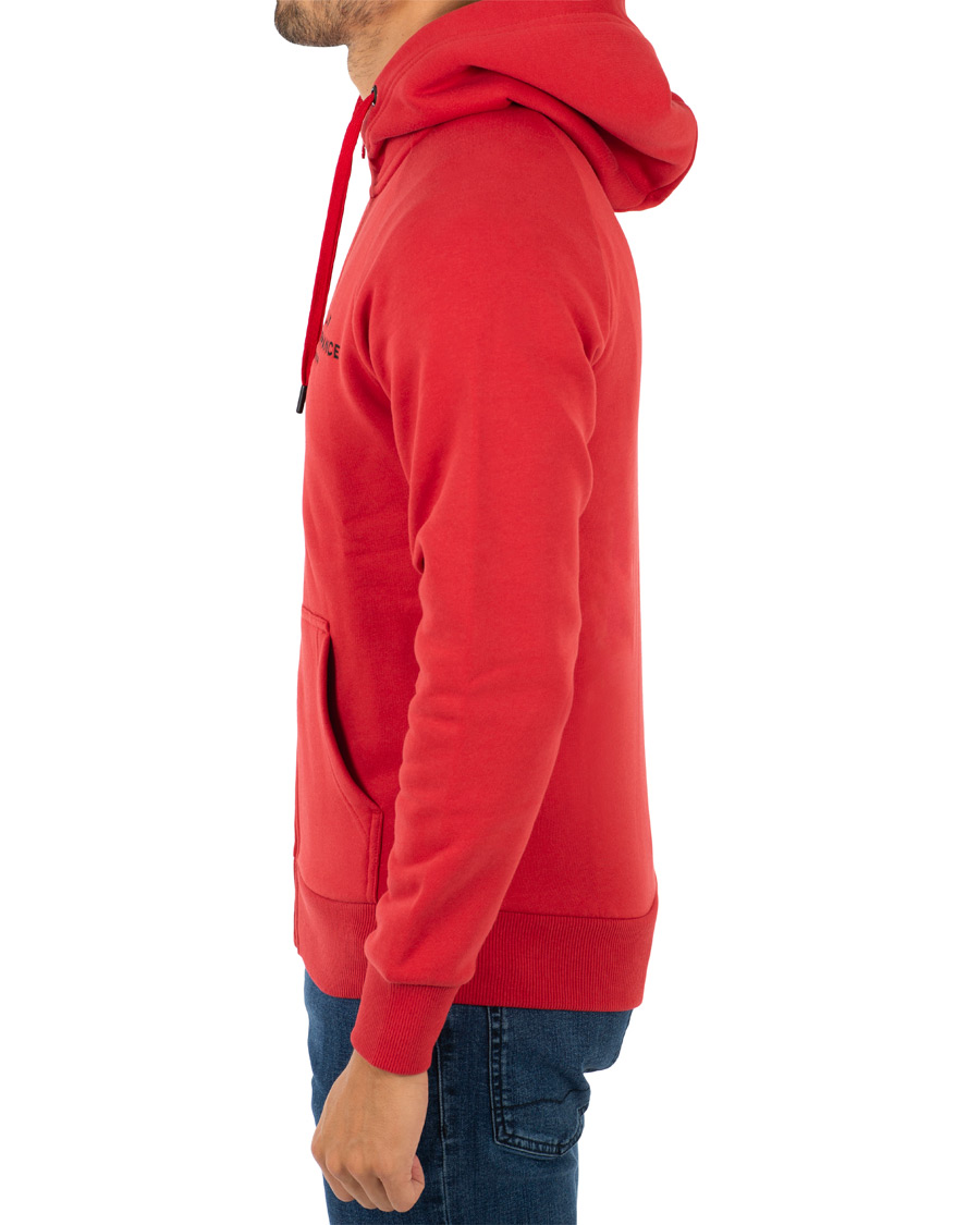 Herre | Trøjer | Peak Performance | Logo Zip Hoodie Red