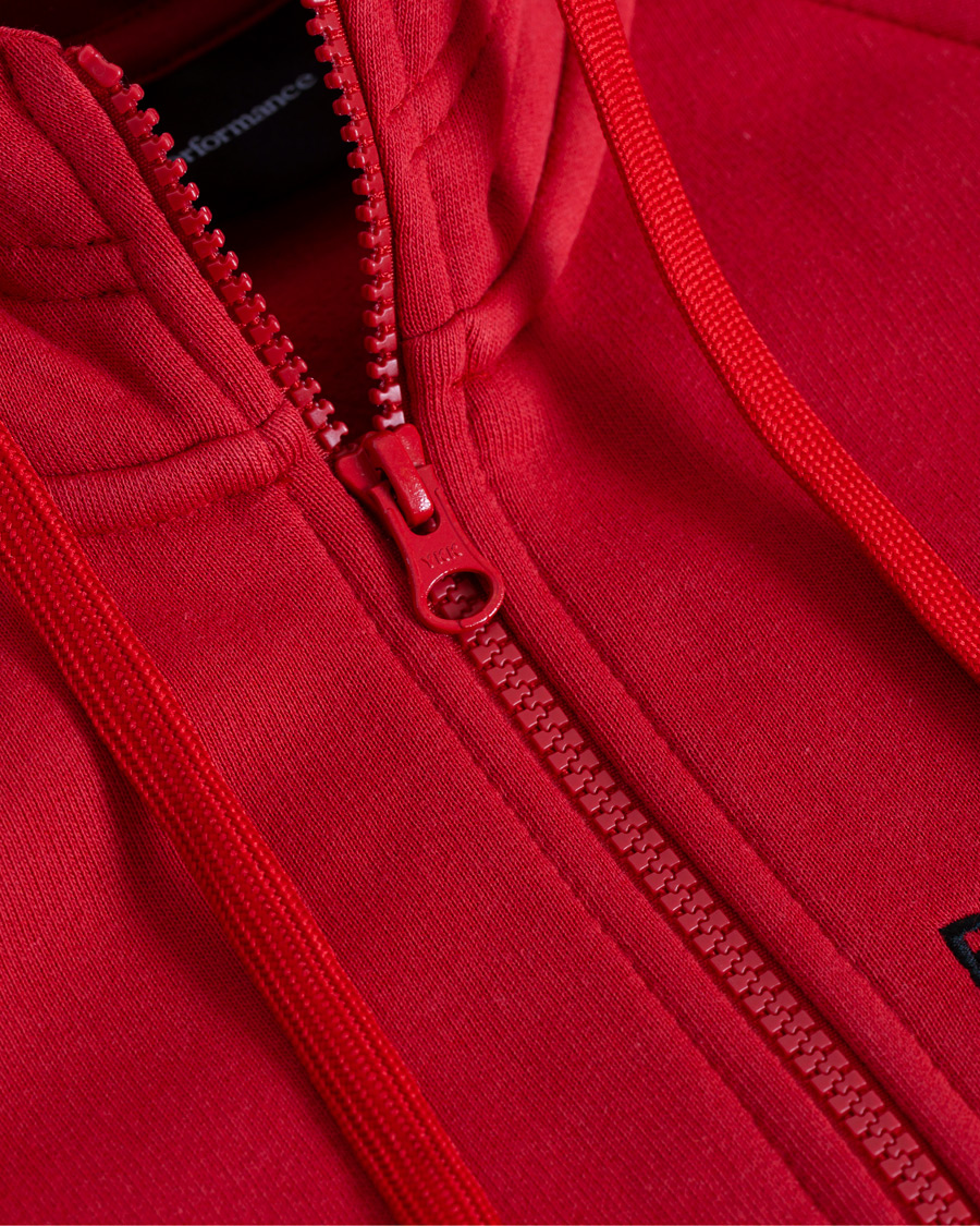Herre | Trøjer | Peak Performance | Logo Zip Hoodie Red