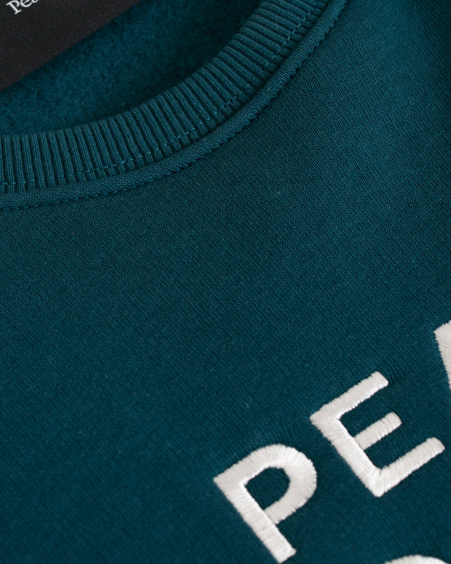 Herre | Trøjer | Peak Performance | Logo Crew Neck Sweatshirt Teal Extreme