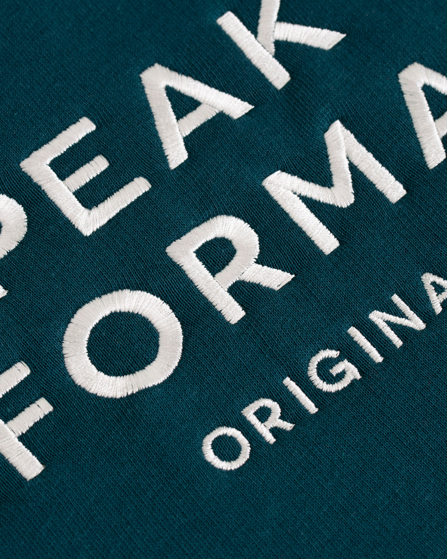 Herre | Trøjer | Peak Performance | Logo Crew Neck Sweatshirt Teal Extreme