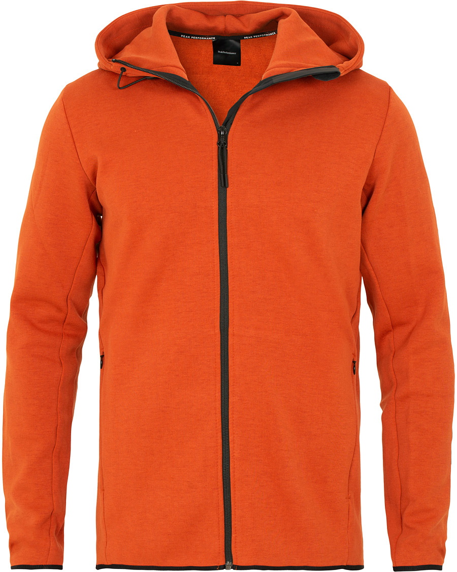 Herre | Trøjer | Peak Performance | Tech Full Zip Hoodie Desert Clay