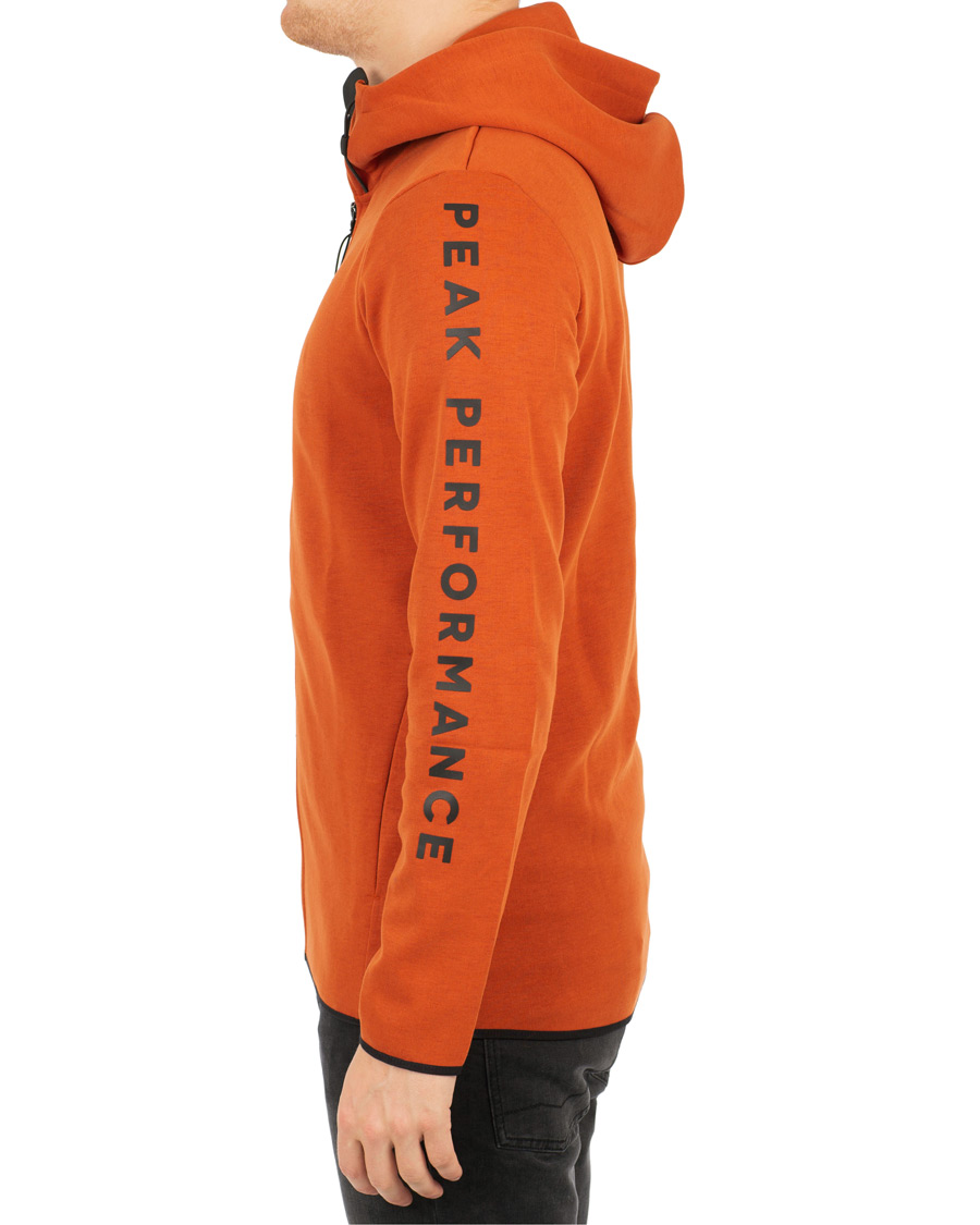 Herre | Trøjer | Peak Performance | Tech Full Zip Hoodie Desert Clay