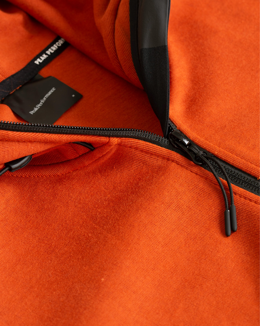 Herre | Trøjer | Peak Performance | Tech Full Zip Hoodie Desert Clay