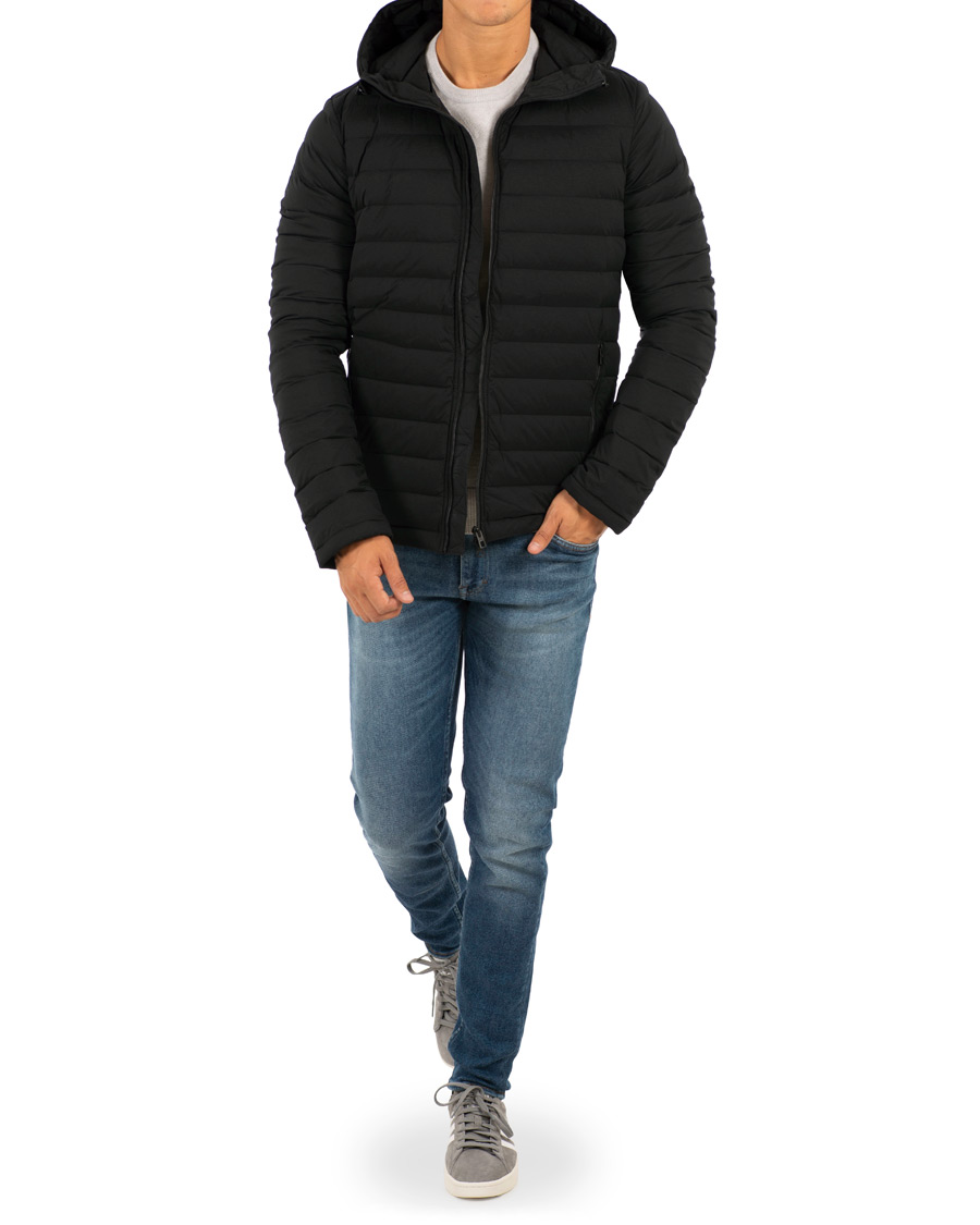 Herre | Jakker | J.Lindeberg | M EACE Hooded Down Liner Jacket Black
