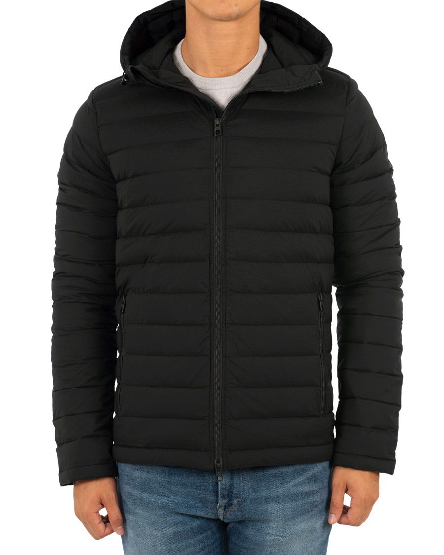 Herre | Jakker | J.Lindeberg | M EACE Hooded Down Liner Jacket Black