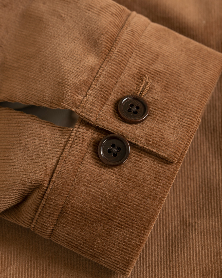 Herre | Jakker | J.Lindeberg | Jason Zip Corduroy Shirt Jacket Bison