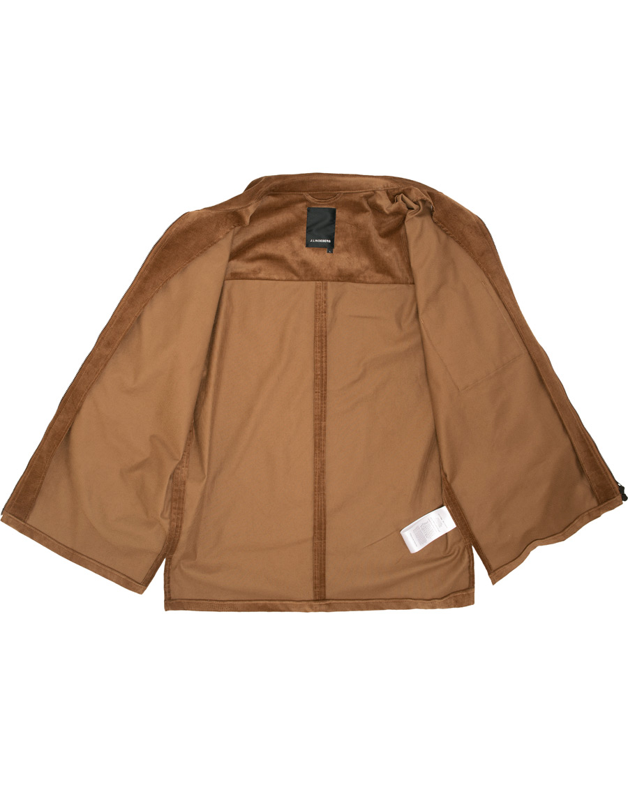 Herre | Jakker | J.Lindeberg | Jason Zip Corduroy Shirt Jacket Bison