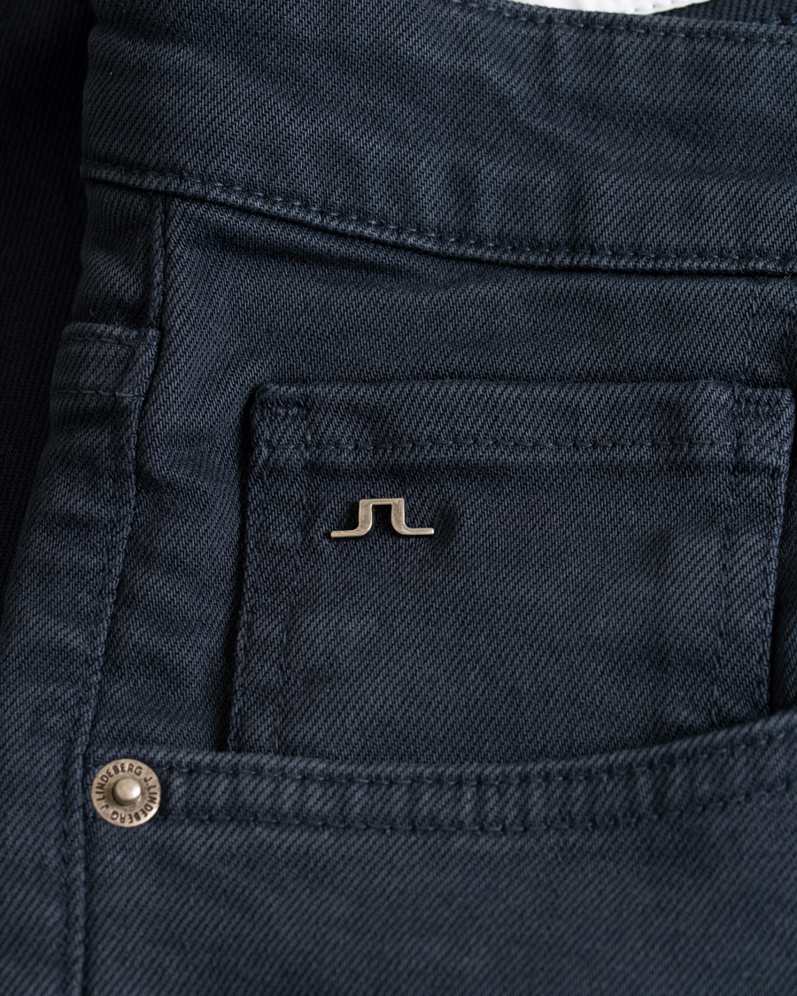 Herre | Bukser | J.Lindeberg | Jay Solid Stretch Trousers Navy