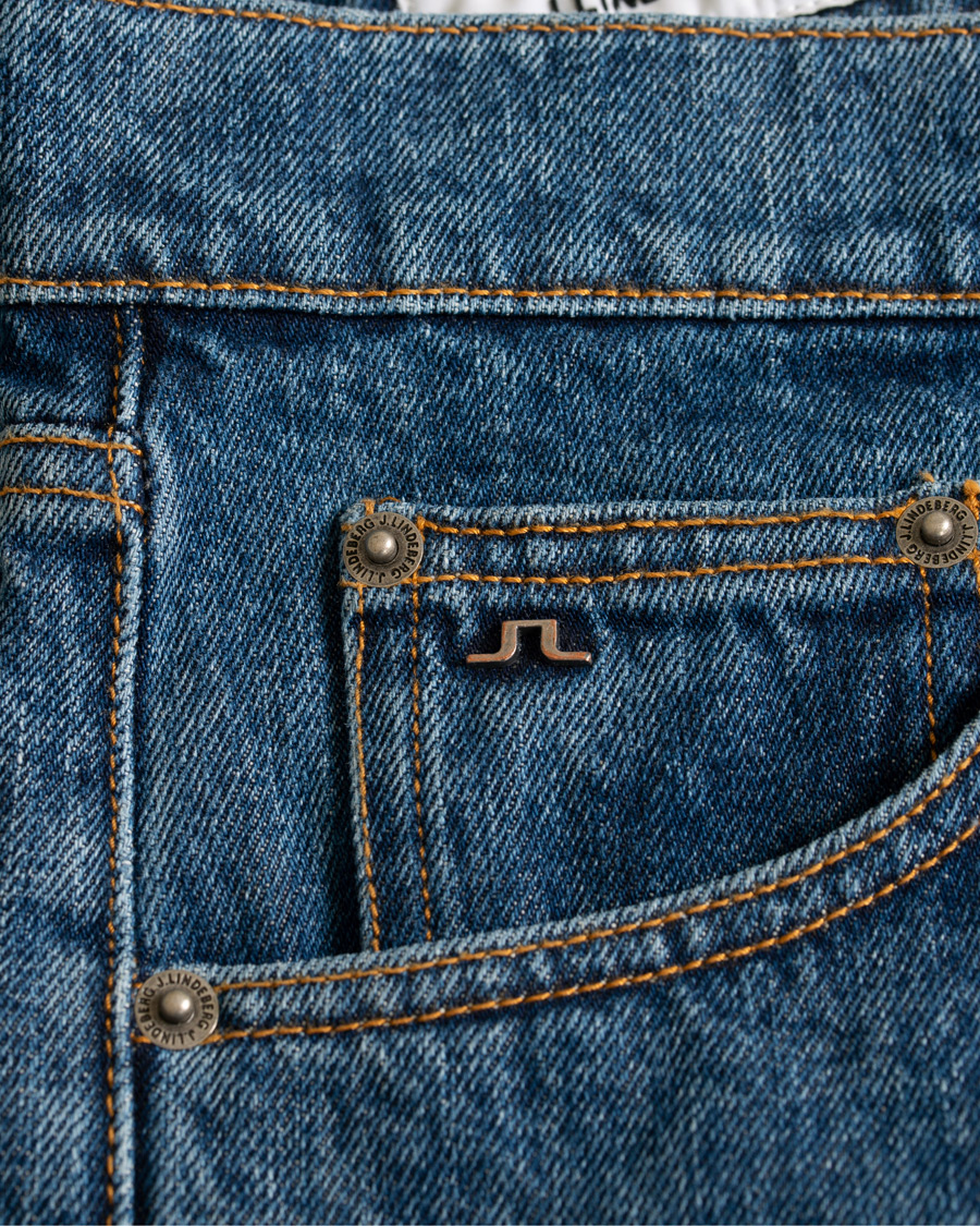 Herre | Jeans | J.Lindeberg | Tom Fuji Jeans Mid Blue