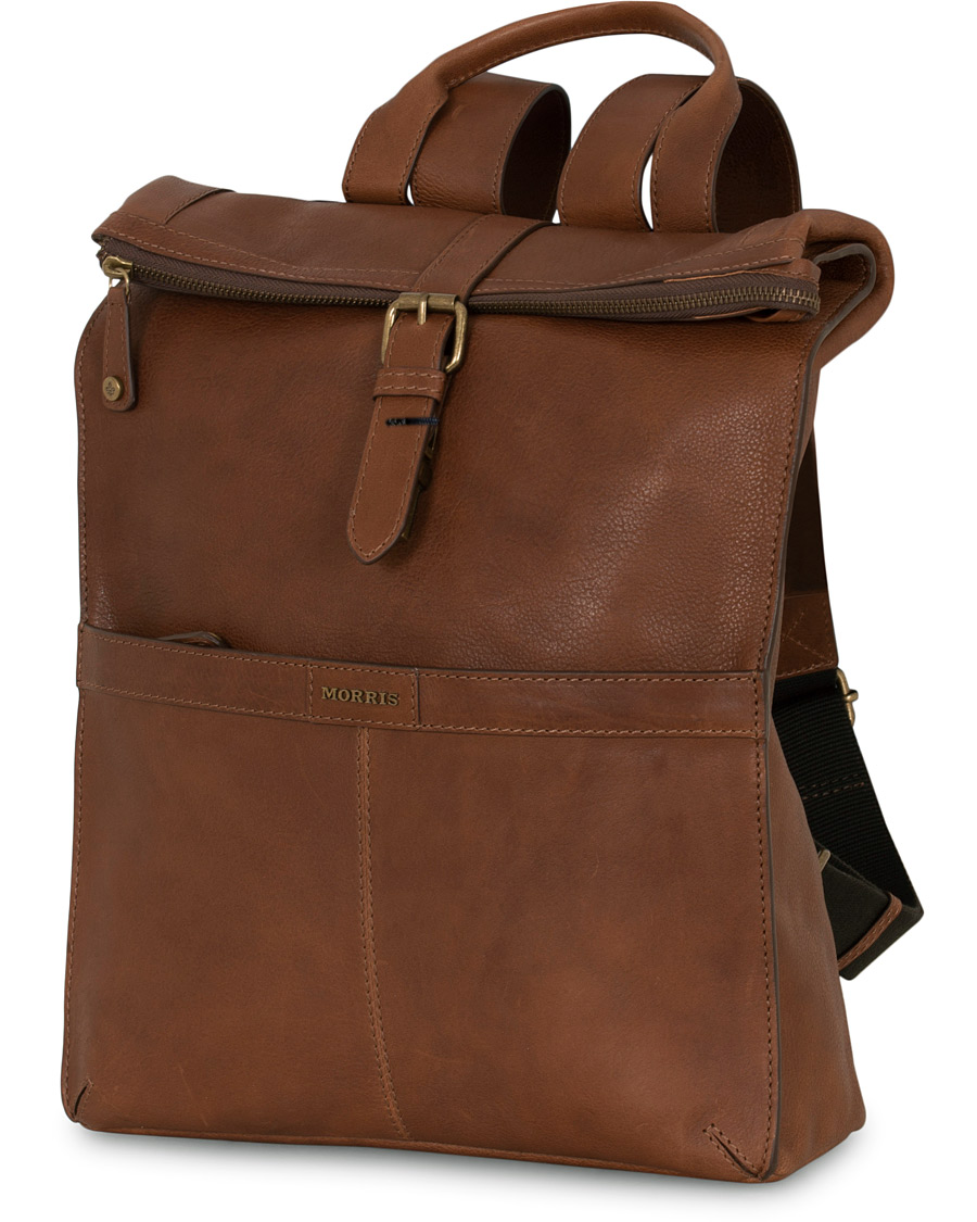 Herre | Tasker | Morris | Leather Backpack Cognac