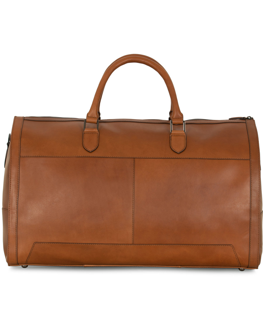 Oscar Jacobson Leather Weekendbag Midbrown CareOfCarl