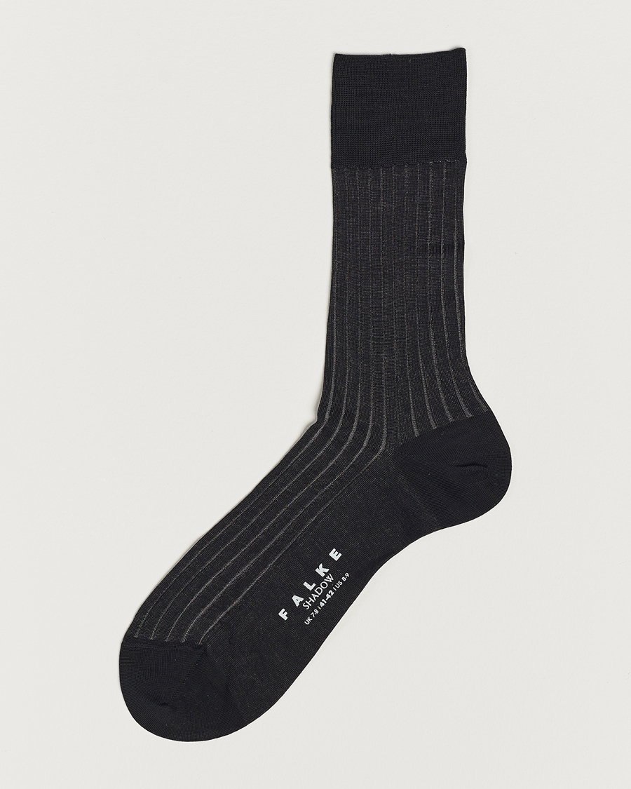 Herre | Undertøj | Falke | Shadow Stripe Sock Grey/White