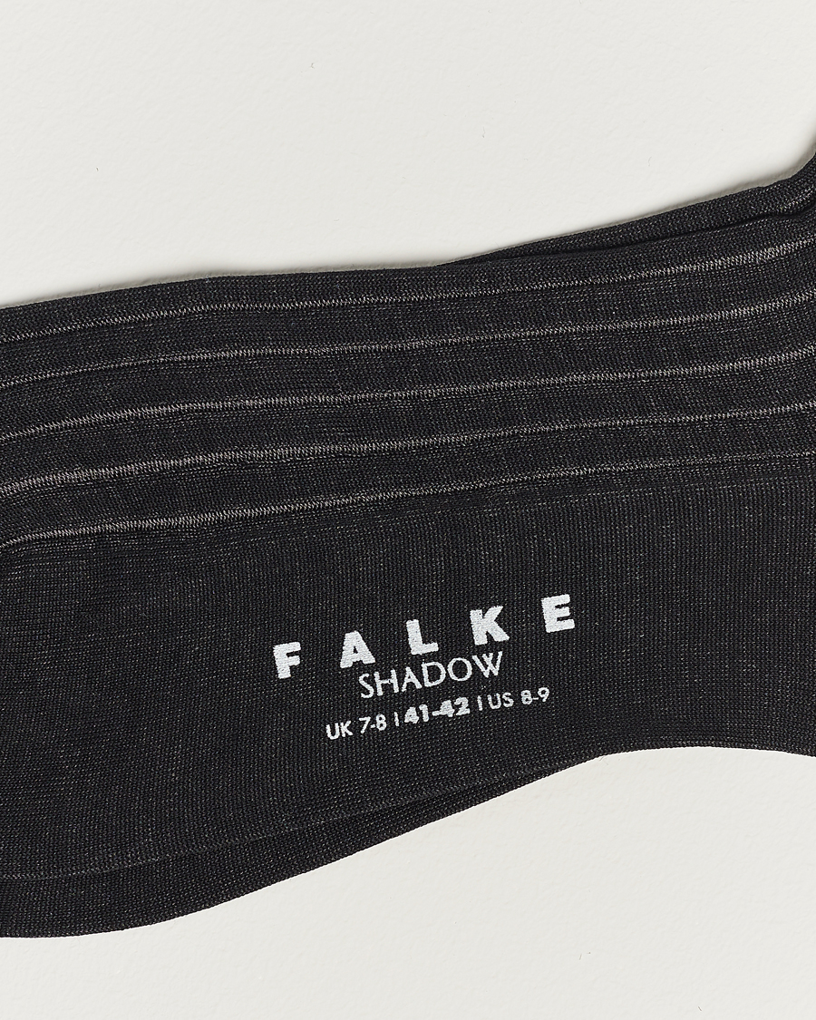 Herre | Undertøj | Falke | Shadow Stripe Sock Grey/White