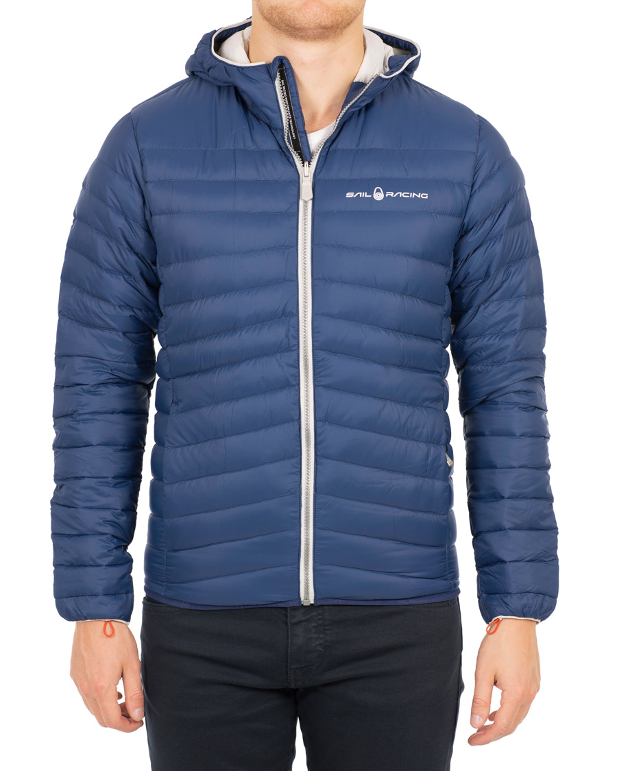 Herre | Jakker | Sail Racing | Link Down Hooded Jacket Storm Blue