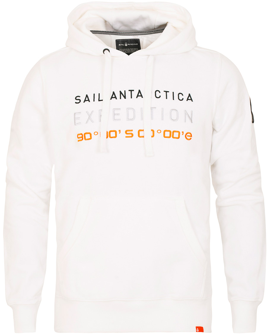 Herre | Trøjer | Sail Racing | Antarctica Hoodie White