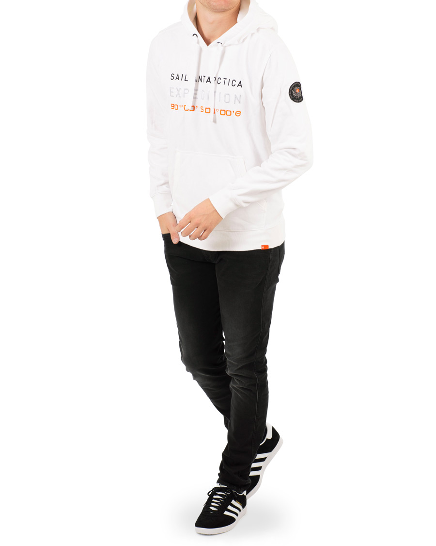 Herre | Trøjer | Sail Racing | Antarctica Hoodie White