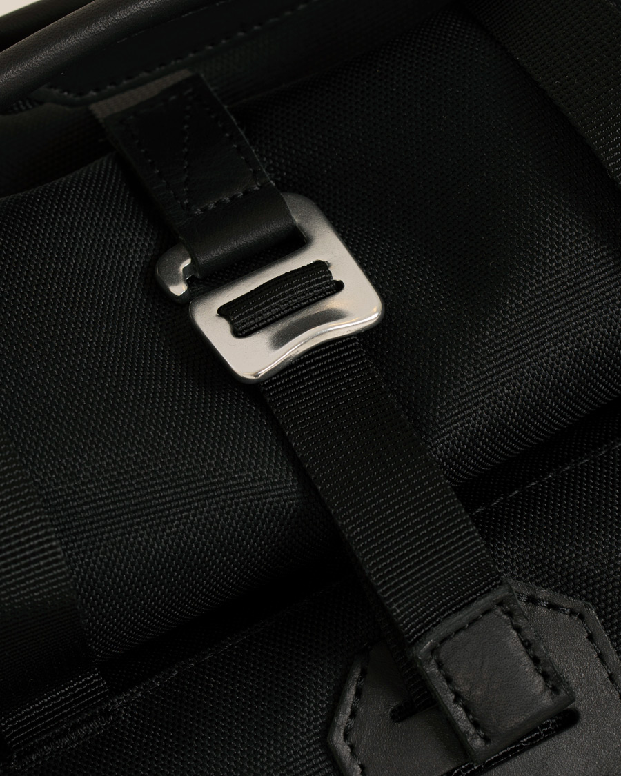 Herre | Tasker | Sandqvist | Tor Cordura Eco Made Roll Top Messenger Bag Black