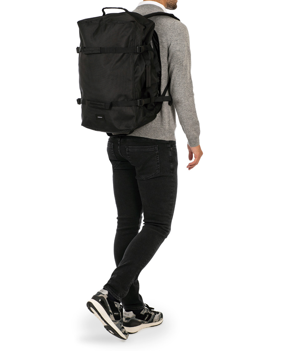 Herre | Tasker | Sandqvist | Zack 100% Recycled Duffelbag Black
