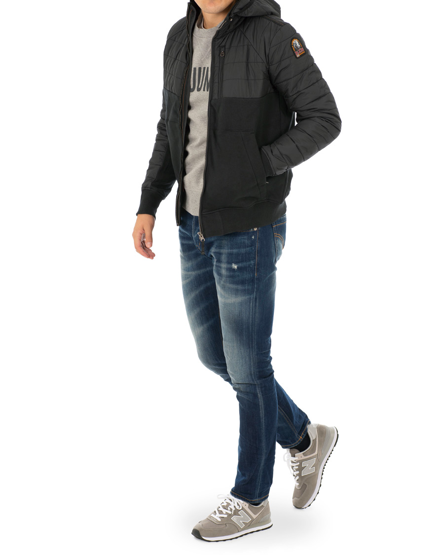 Herre | Jakker | Parajumpers | Gordon Hooded Fleece Jacket Black