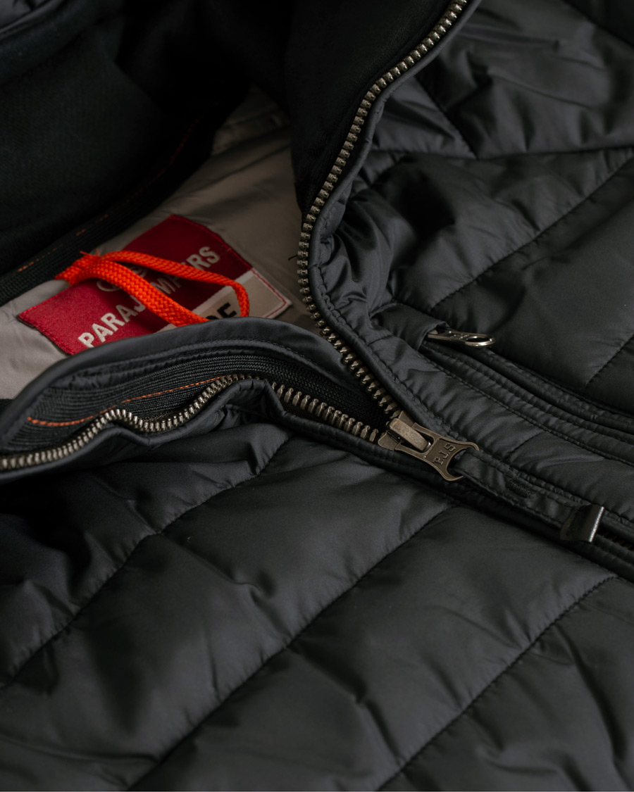 Herre | Jakker | Parajumpers | Gordon Hooded Fleece Jacket Black