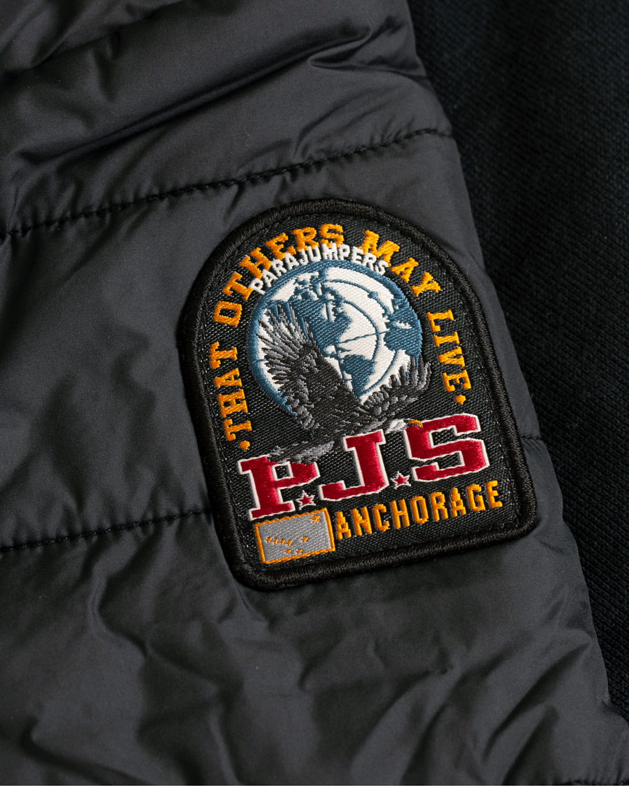 Herre | Jakker | Parajumpers | Gordon Hooded Fleece Jacket Black