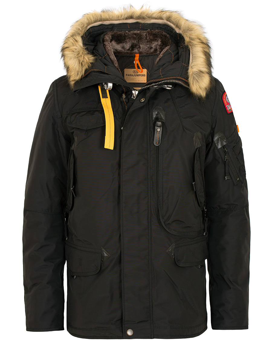 Herre | Jakker | Parajumpers | Right Hand Eco Masterpiece Fake Fur Parka Black