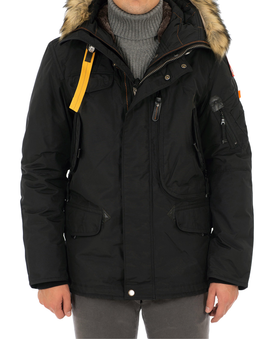 Herre | Jakker | Parajumpers | Right Hand Eco Masterpiece Fake Fur Parka Black