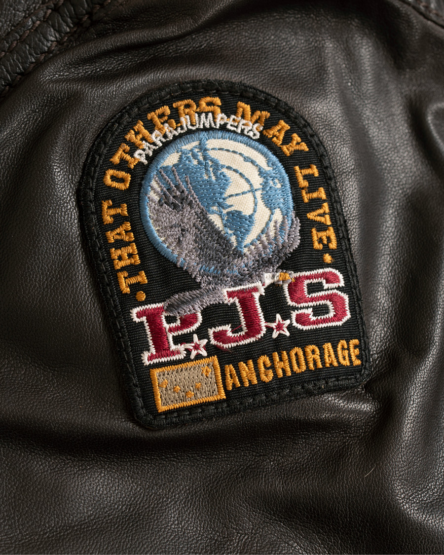 Herre | Jakker | Parajumpers | Josh Leather Jacket Dark Brown