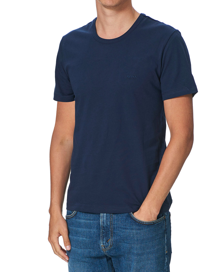 Herre | T-Shirts | BOSS BLACK | BOSS 3-Pack T-shirts Navy/Grey/Black