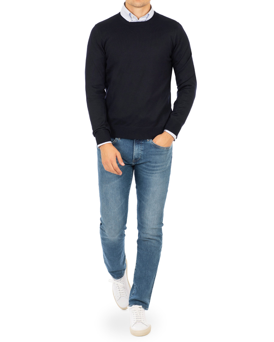 Herre | Jeans | BOSS BLACK | BOSS Delaware Candiani Stretch Jeans Light Blue