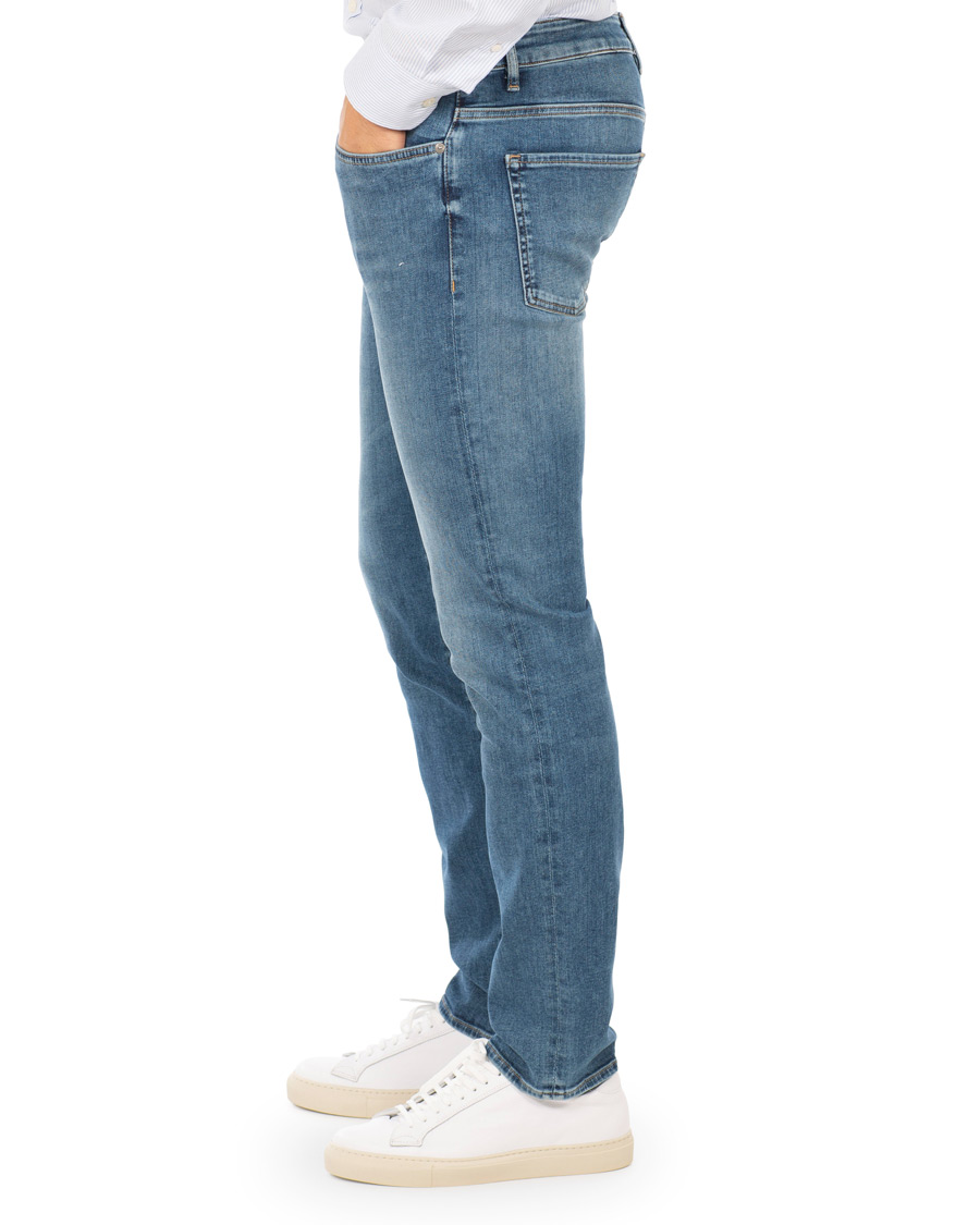 Herre | Jeans | BOSS BLACK | BOSS Delaware Candiani Stretch Jeans Light Blue