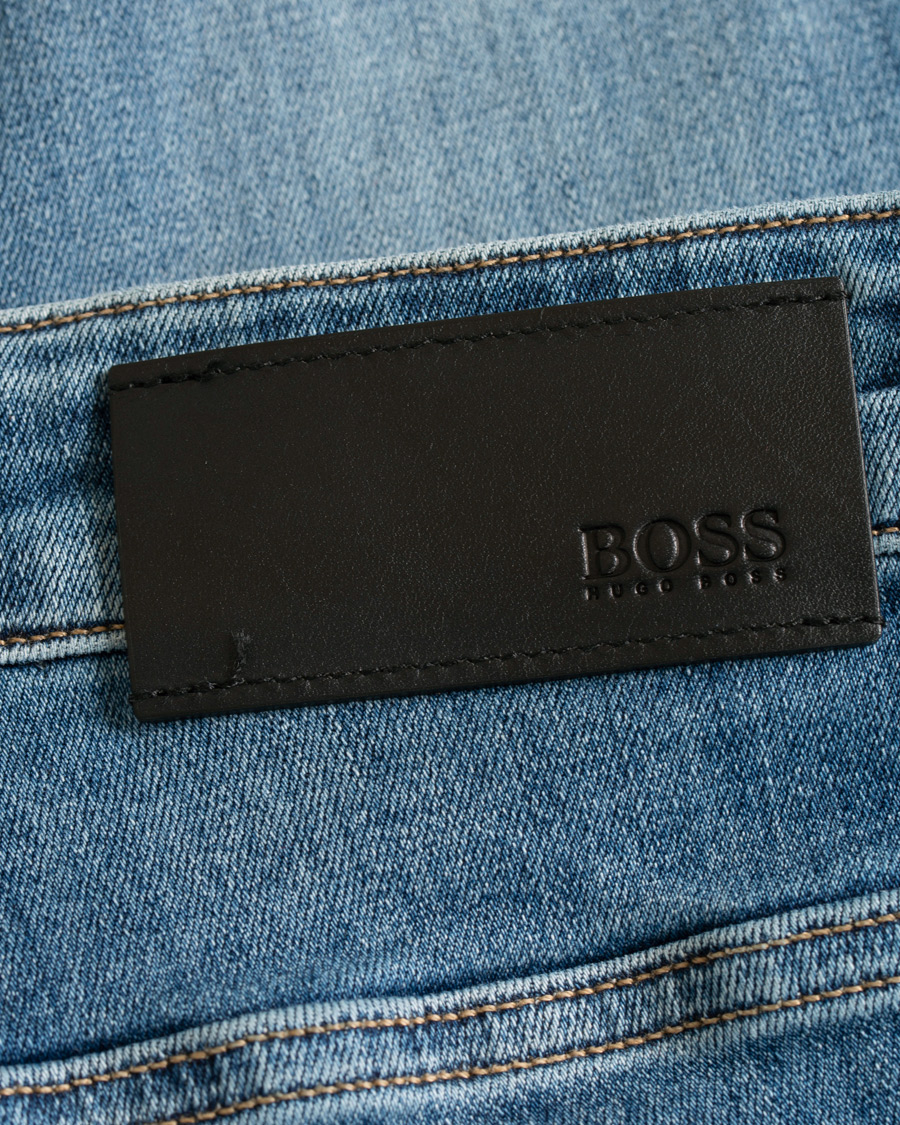 Herre | Jeans | BOSS BLACK | BOSS Delaware Candiani Stretch Jeans Light Blue