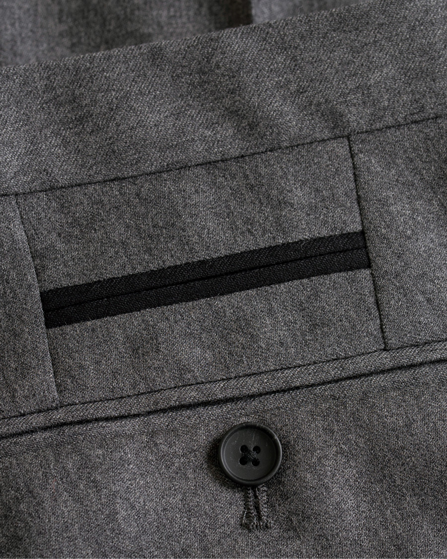 Herre | Bukser | BOSS BLACK | BOSS Wilhelm Wool Trousers Open Grey