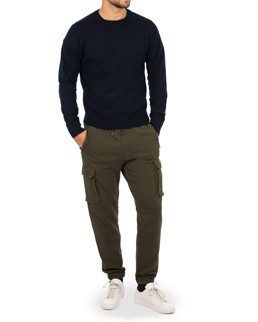 Herre | Bukser | BOSS ORANGE | BOSS Casual Senman Cargo Sweatpants Dark Green