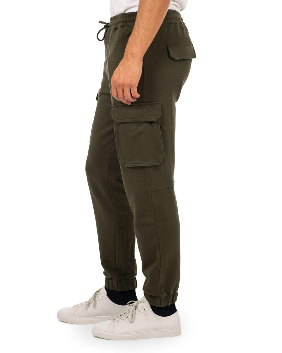Herre | Bukser | BOSS ORANGE | BOSS Casual Senman Cargo Sweatpants Dark Green