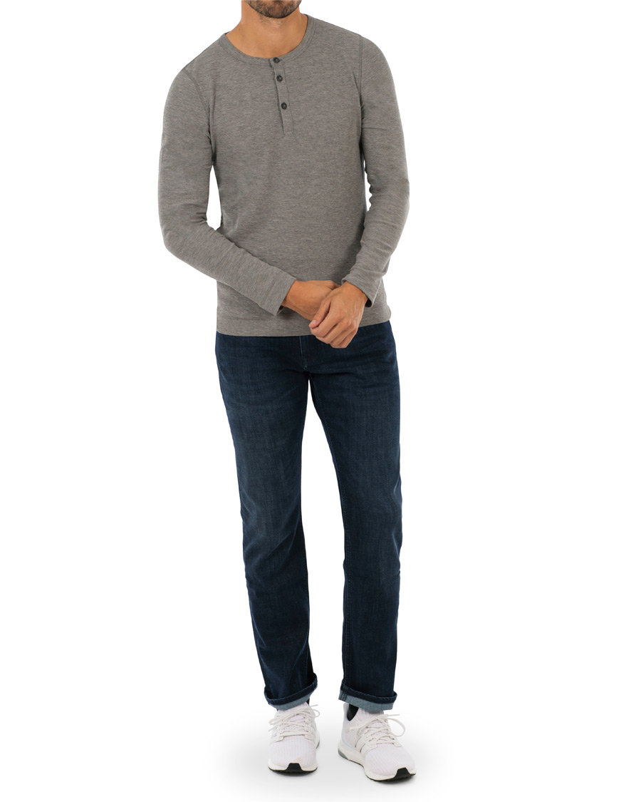Herre | Trøjer | BOSS ORANGE | BOSS Casual Trix Grandpa Sweater Light Grey