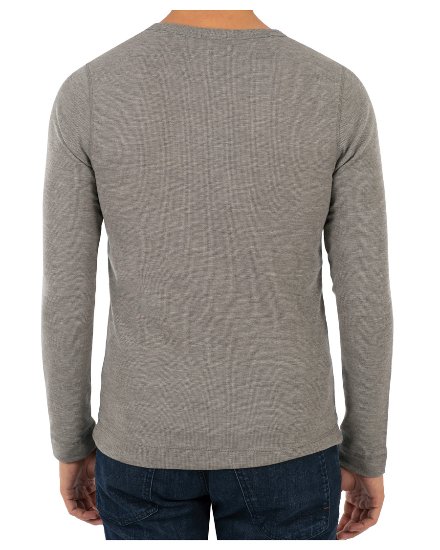 Herre | Trøjer | BOSS ORANGE | BOSS Casual Trix Grandpa Sweater Light Grey