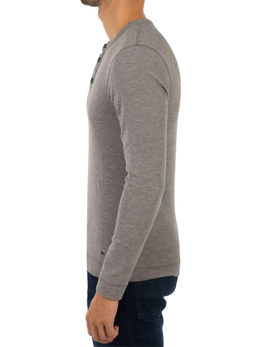 Herre | Trøjer | BOSS ORANGE | BOSS Casual Trix Grandpa Sweater Light Grey